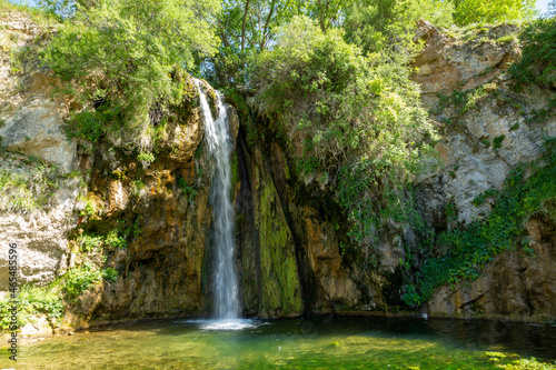 Fototapeta Naklejka Na Ścianę i Meble -  Sarikayalar Waterfall in Bayburt, Turkey.