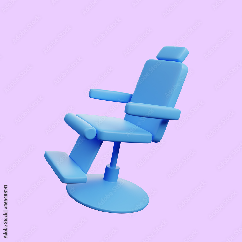 3d illustration of barber shop icon stuff barber shop chair 3d illustration of barber shop icon stuff barber shop chair