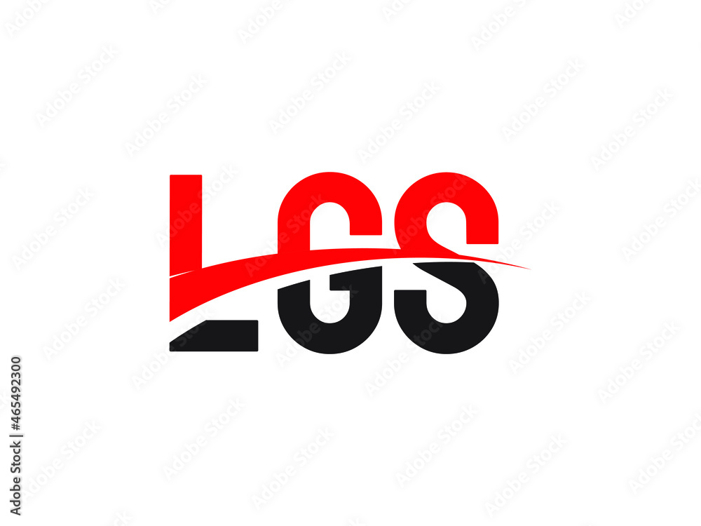 LGS Letter Initial Logo Design Vector Illustration LGS Letter Initial Logo Design Vector Illustration