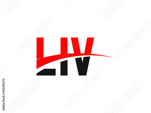 LIV Letter Initial Logo Design Vector Illustration
