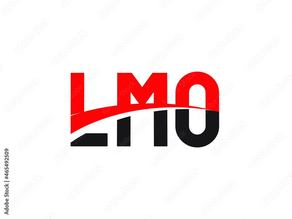LMO Letter Initial Logo Design Vector Illustration Stock Vector | Adobe