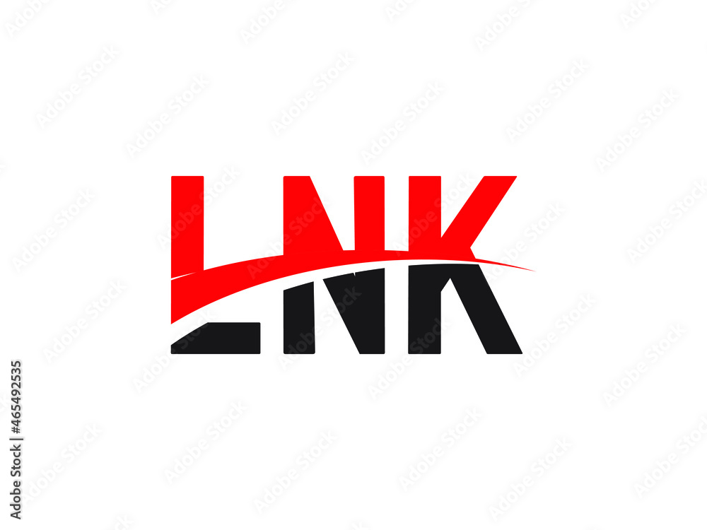 LNK Letter Initial Logo Design Vector Illustration