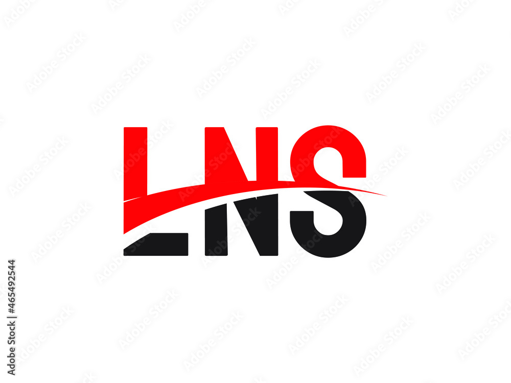 LNS Letter Initial Logo Design Vector Illustration LNS Letter Initial Logo Design Vector Illustration