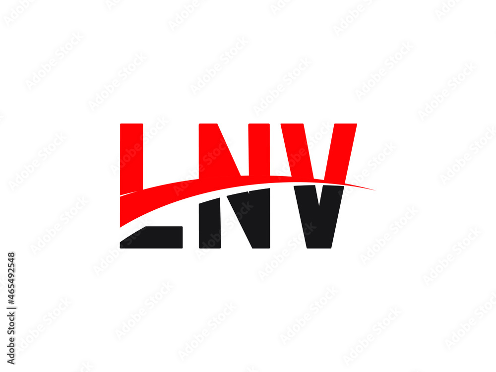 LNV Letter Initial Logo Design Vector Illustration