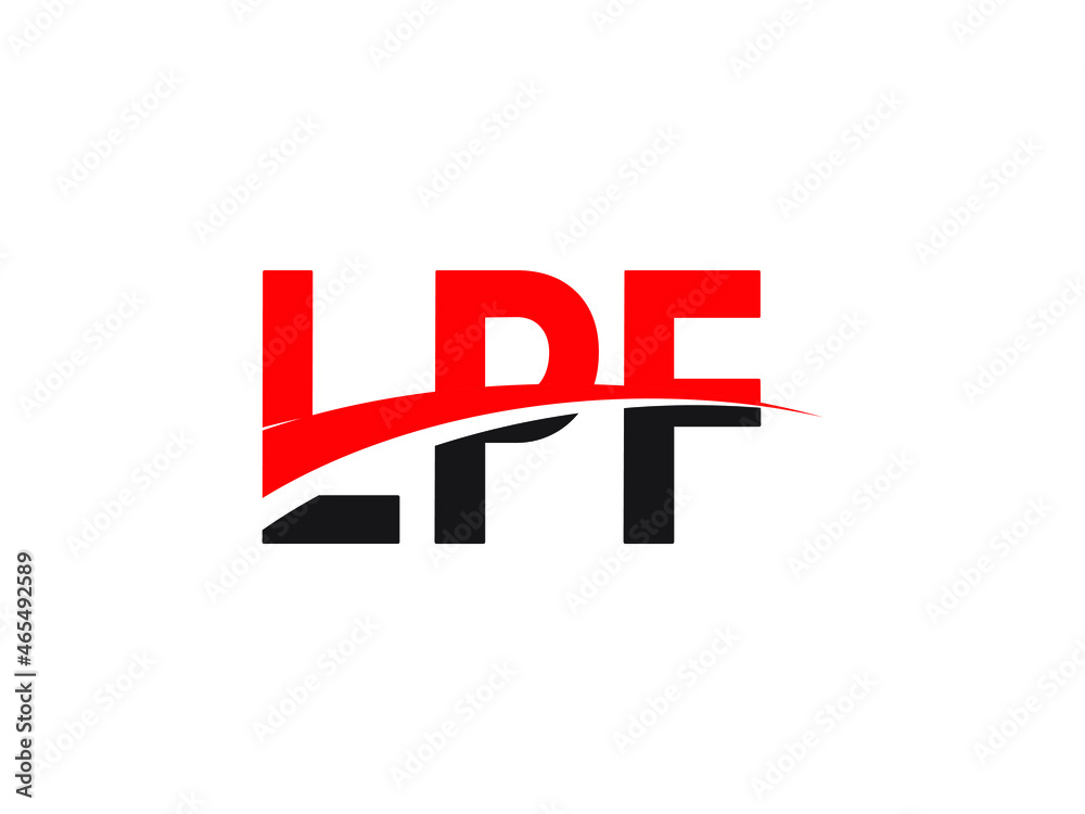 LPF Letter Initial Logo Design Vector Illustration LPF Letter Initial Logo Design Vector Illustration