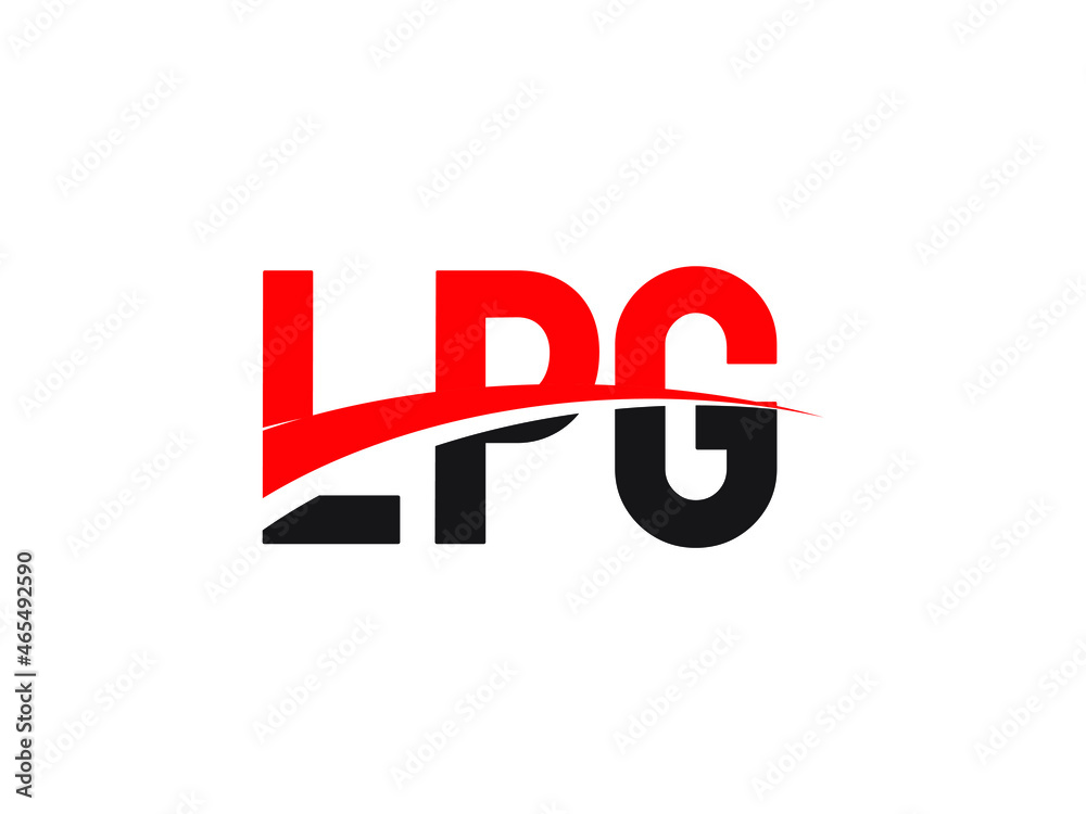 LPG Letter Initial Logo Design Vector Illustration LPG Letter Initial Logo Design Vector Illustration