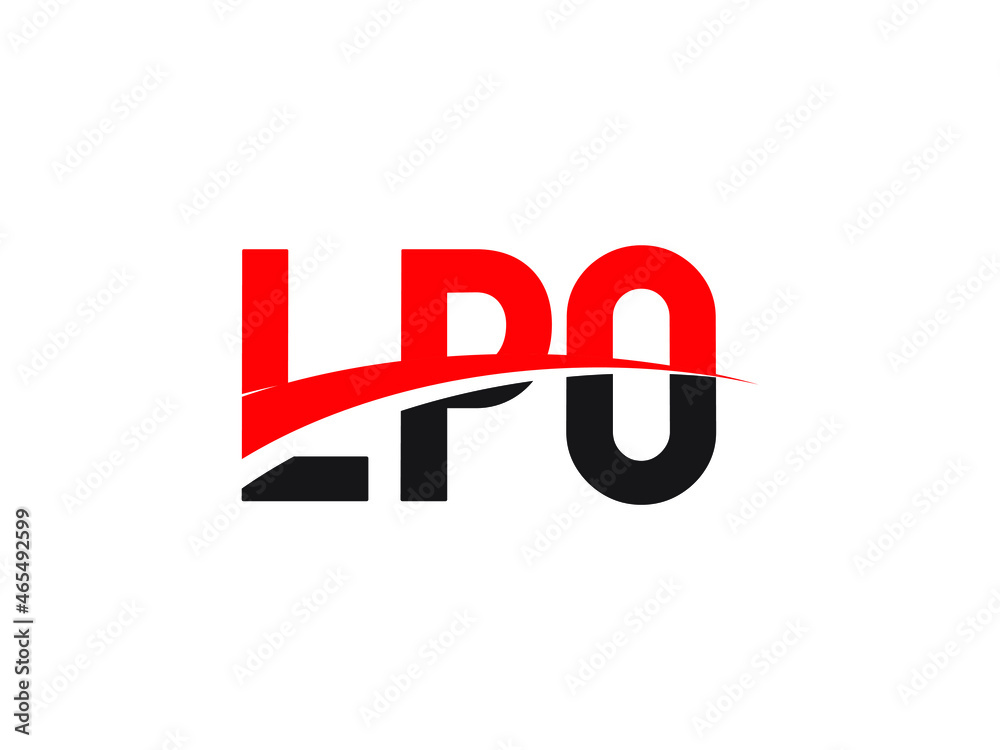 LPO Letter Initial Logo Design Vector Illustration LPO Letter Initial Logo Design Vector Illustration