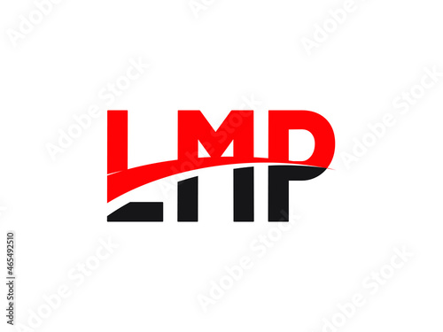 LMP Letter Initial Logo Design Vector Illustration