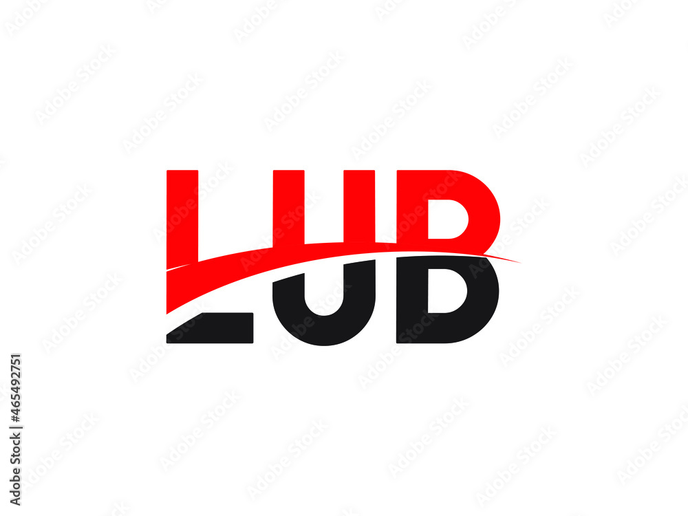 LUB Letter Initial Logo Design Vector Illustration LUB Letter Initial Logo Design Vector Illustration