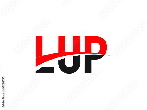LUP Letter Initial Logo Design Vector Illustration