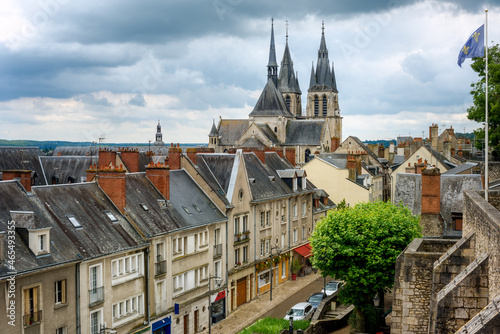 The Old town of Blois, France