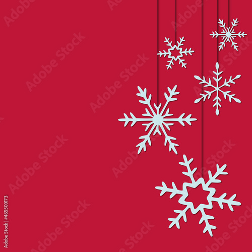 snowflakes card
