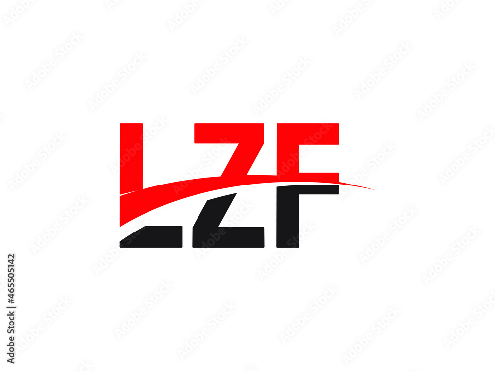 LZF Letter Initial Logo Design Vector Illustration LZF Letter Initial Logo Design Vector Illustration