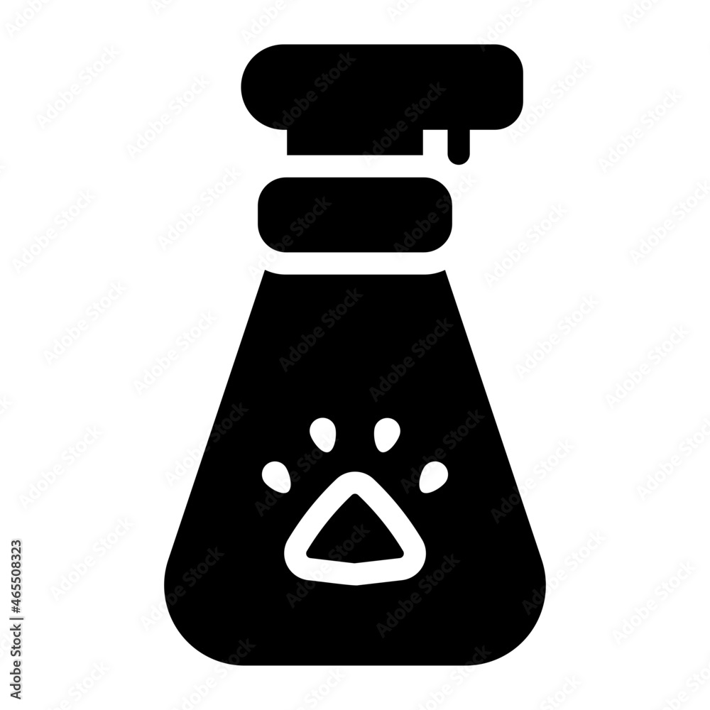 spray bottle glyph icon spray bottle glyph icon