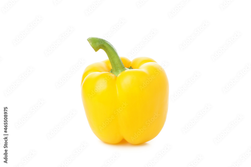 Yellow bell pepper isolated on white background Yellow bell pepper isolated on white background