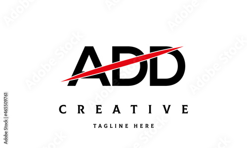 ADD creative three latter logo vector