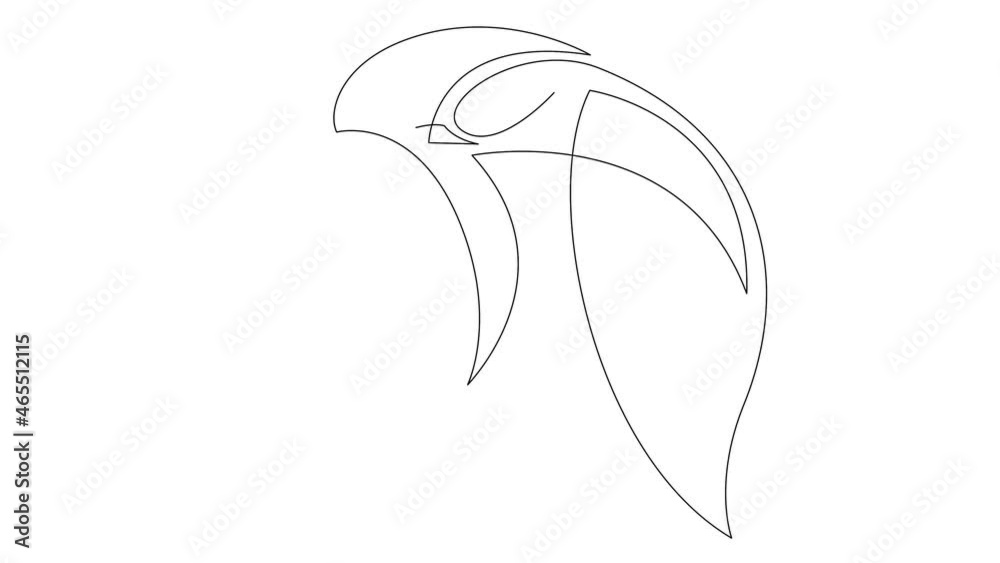Self drawing simple animation of single continuous one line drawing Old English Sheepdog. Bobtail dog head drawing by hand, black lines on a white background. The concept of pets, veterinary Self drawing simple animation of single continuous one line drawing Old English Sheepdog. Bobtail dog head drawing by hand, black lines on a white background. The concept of pets, veterinary