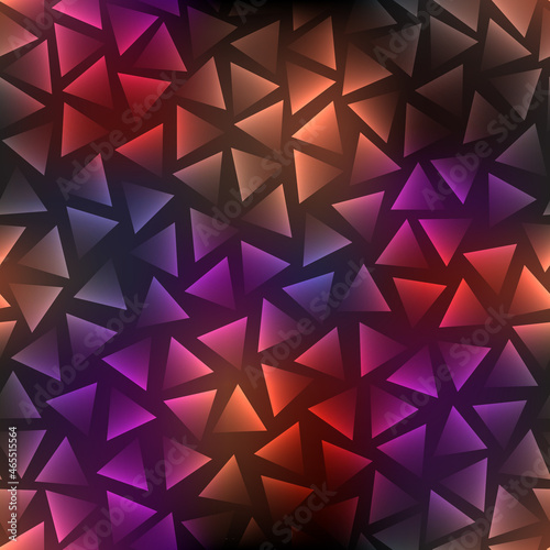 pattern neon triangle