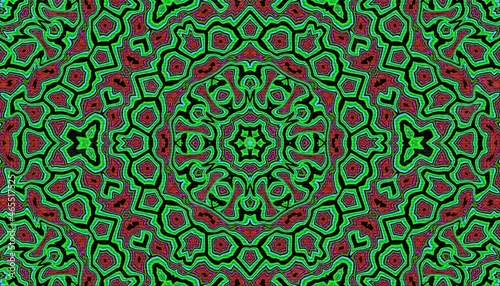 Kaleidoscope Pattern  Very Colorful and Trippy