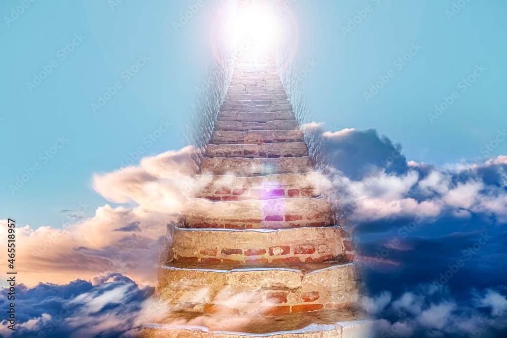 Religion background, stairway to heaven