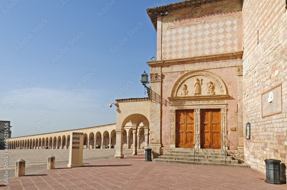 Fototapeta premium Assisi, la Basilica Superiore di San Francesco
