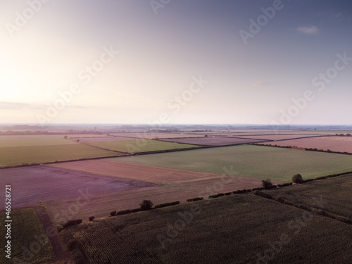 aerial view of norfolk landscape