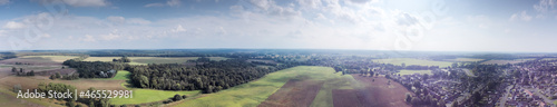 Obraz na płótnie aerial view of norfolk landscape w salonie