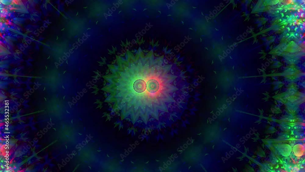 4K abstract background. Dynamic moving fantasy loop. Kaleidoscope. 4K abstract background. Dynamic moving fantasy loop. Kaleidoscope.