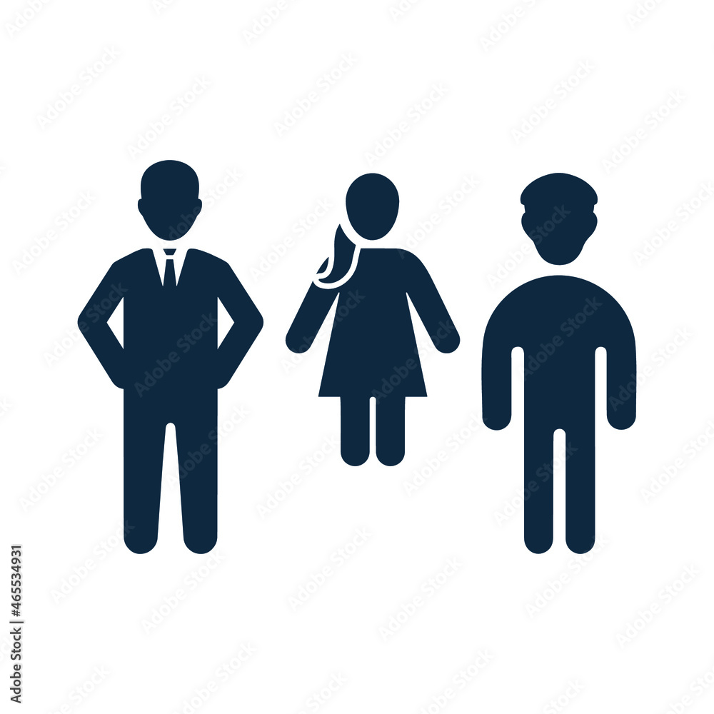 Group, friends, boss icon. Simple editable vector design isolated on a white background. Group, friends, boss icon. Simple editable vector design isolated on a white background.