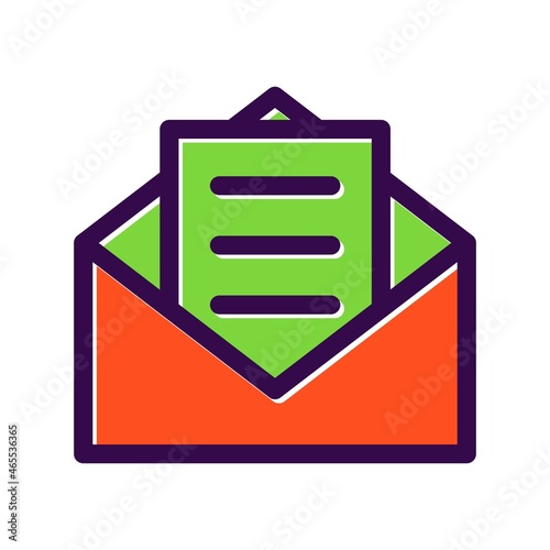 Job Offer Filled Vector Icon Design