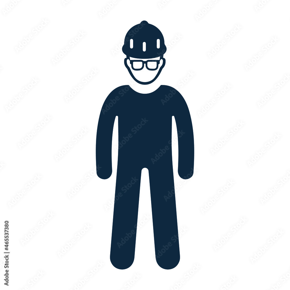 Person, boy icon. Simple editable vector design isolated on a white background. Person, boy icon. Simple editable vector design isolated on a white background.