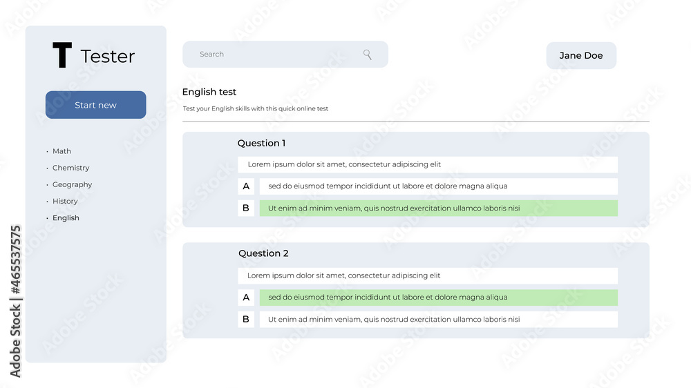 3D rendering illustration of Online education concept