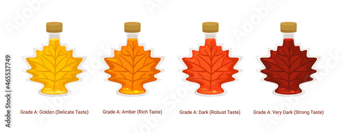 set maple grades or types of syrup