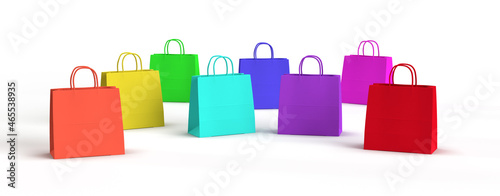colourful shopping bag