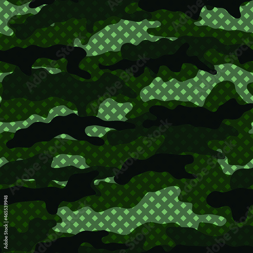 Seamless camouflage hunting. Mesh overlay.