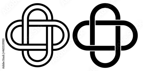 Hypocrisy icon, thin line, ...