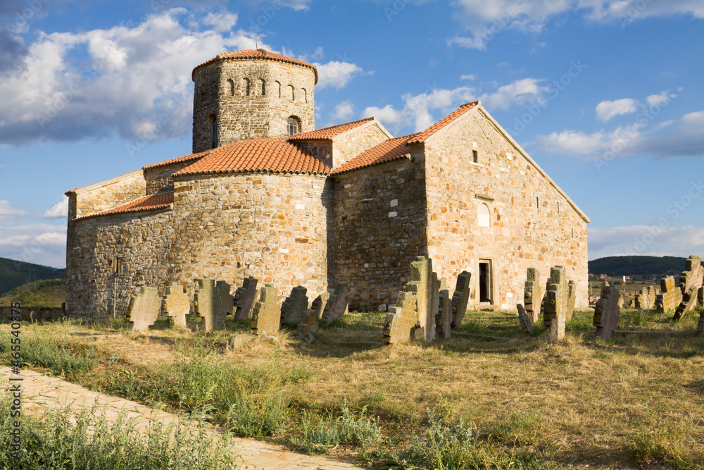 The Orthodox Peter's Church near Novi Pazar town in Serbia