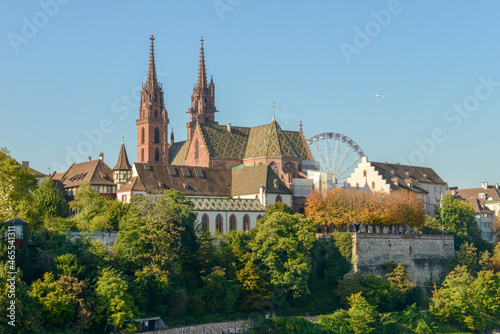 View at the cathedral of Basel in Switzerland.