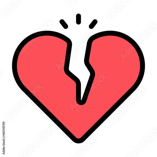 heart filled outline icon