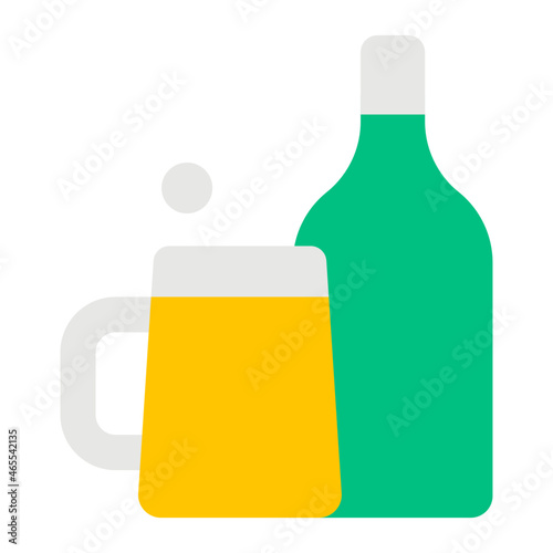 alcohol flat icon