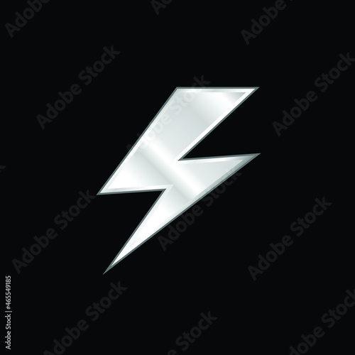 Bolt silver plated metallic icon Free Download Bolt silver plated metallic icon - GFXLoad