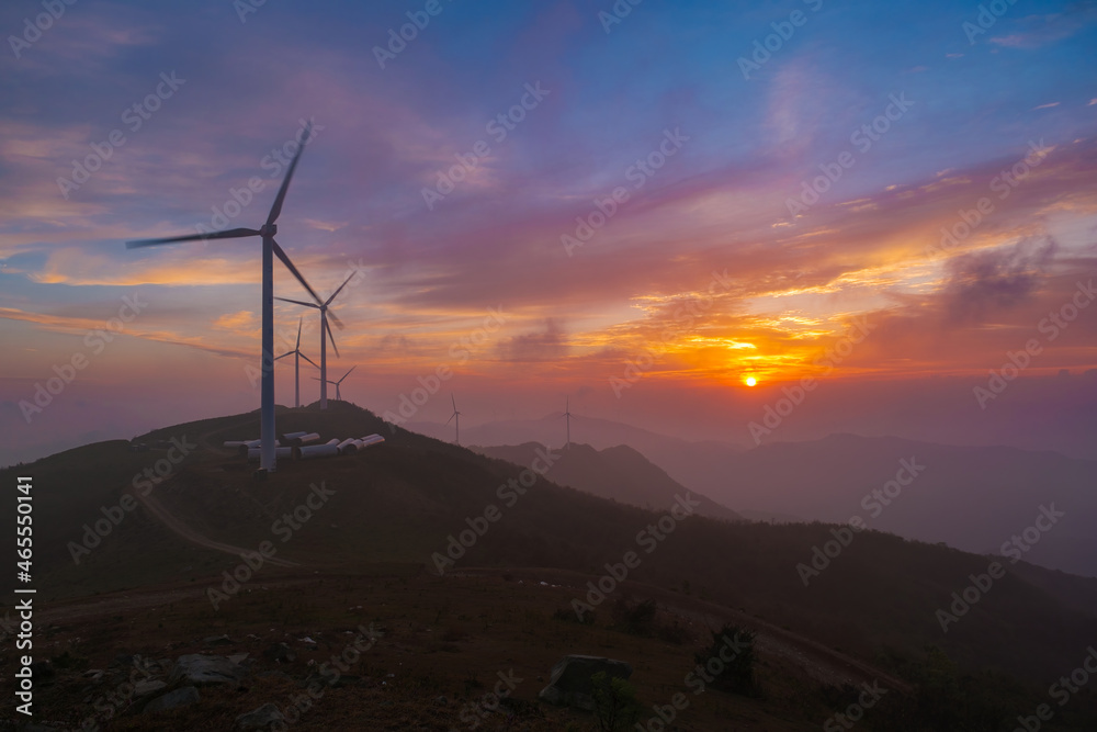 Obraz premium Scenery of Dabie Mountain in Xinyang, Henan