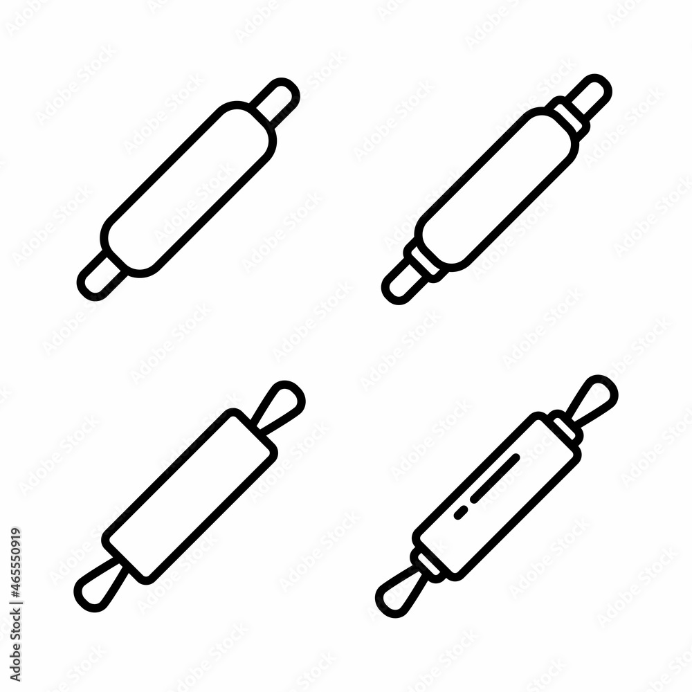Rolling Pin Icon Design Vector Template Illustration Rolling Pin Icon Design Vector Template Illustration