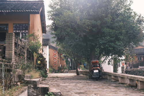 Scenery of Tianpu Dawan Ancient Town, Xinyang, Henan photo
