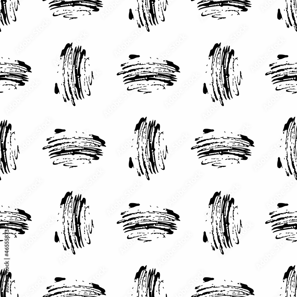 Vector Brush Seamless Pattern Grange Minimalist Geometric Design in Black Color. Modern Grung Collage Background for kids fabric and textile Vector Brush Seamless Pattern Grange Minimalist Geometric Design in Black Color. Modern Grung Collage Background for kids fabric and textile