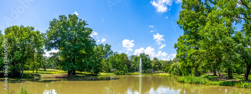 Schwanenteich, Kurpark, Bad Homburg vor der Höhe, Taunus, Hessen, Deutschland  photo