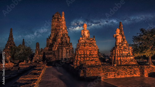 Wat Chai Watthanaram temple in Ayutthaya