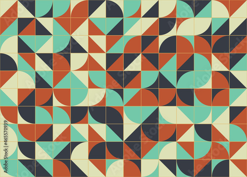 Wallpaper Mural Abstract Geometric Pattern generative computational art illustration Torontodigital.ca