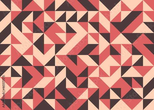 Abstract Geometric Pattern generative computational art illustration