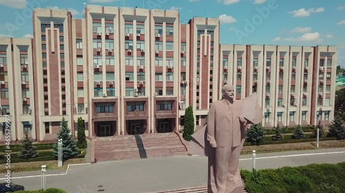 Pridnestrovie Tiraspol - Lenin Monument FPV Flights Drone photo